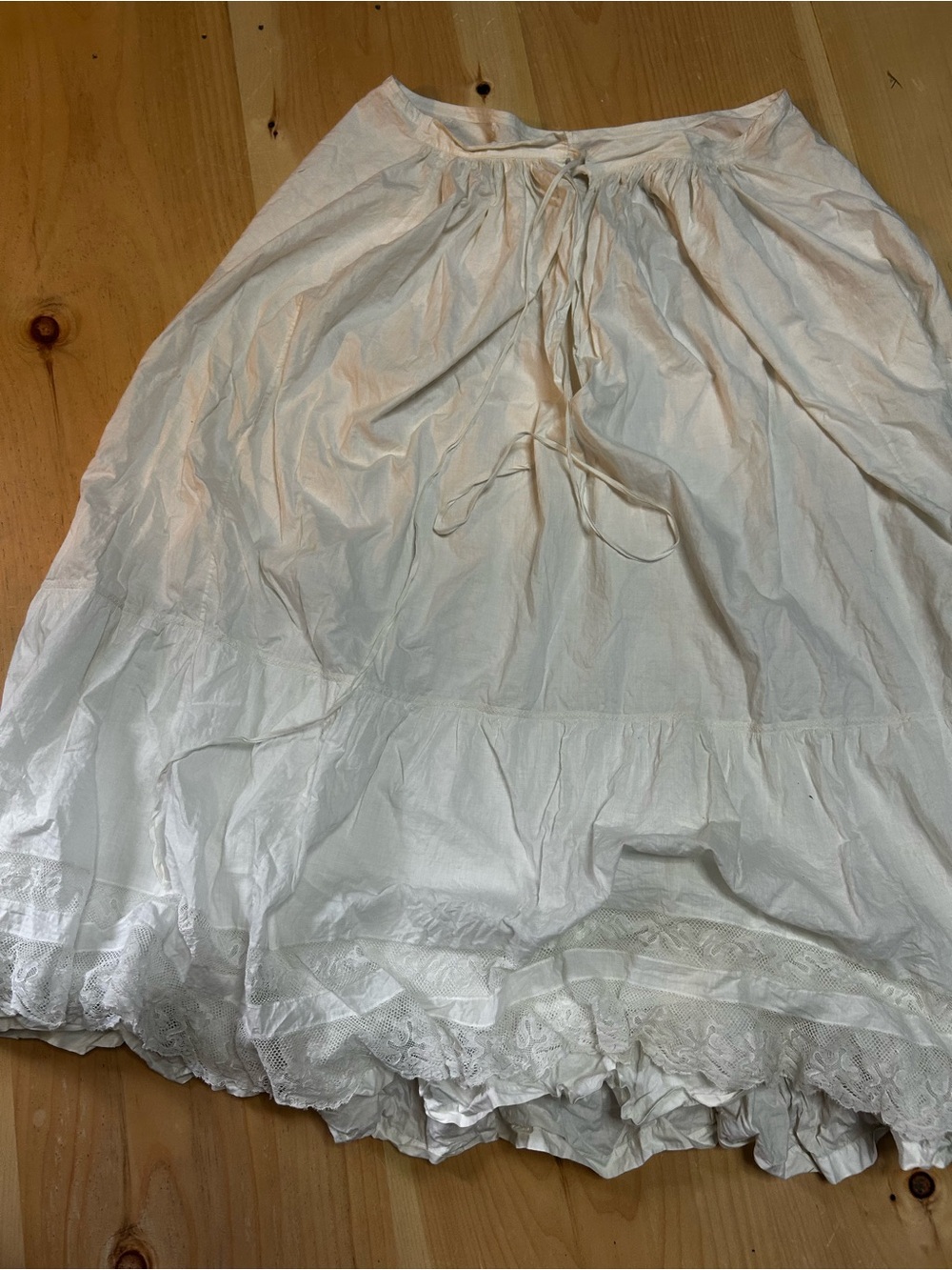 Antique Edwardian or Victorian era Petticoat